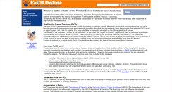 Desktop Screenshot of familialcancerdatabase.nl